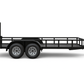 Carro de arrastre con Rampa abatible para 2.000 kg