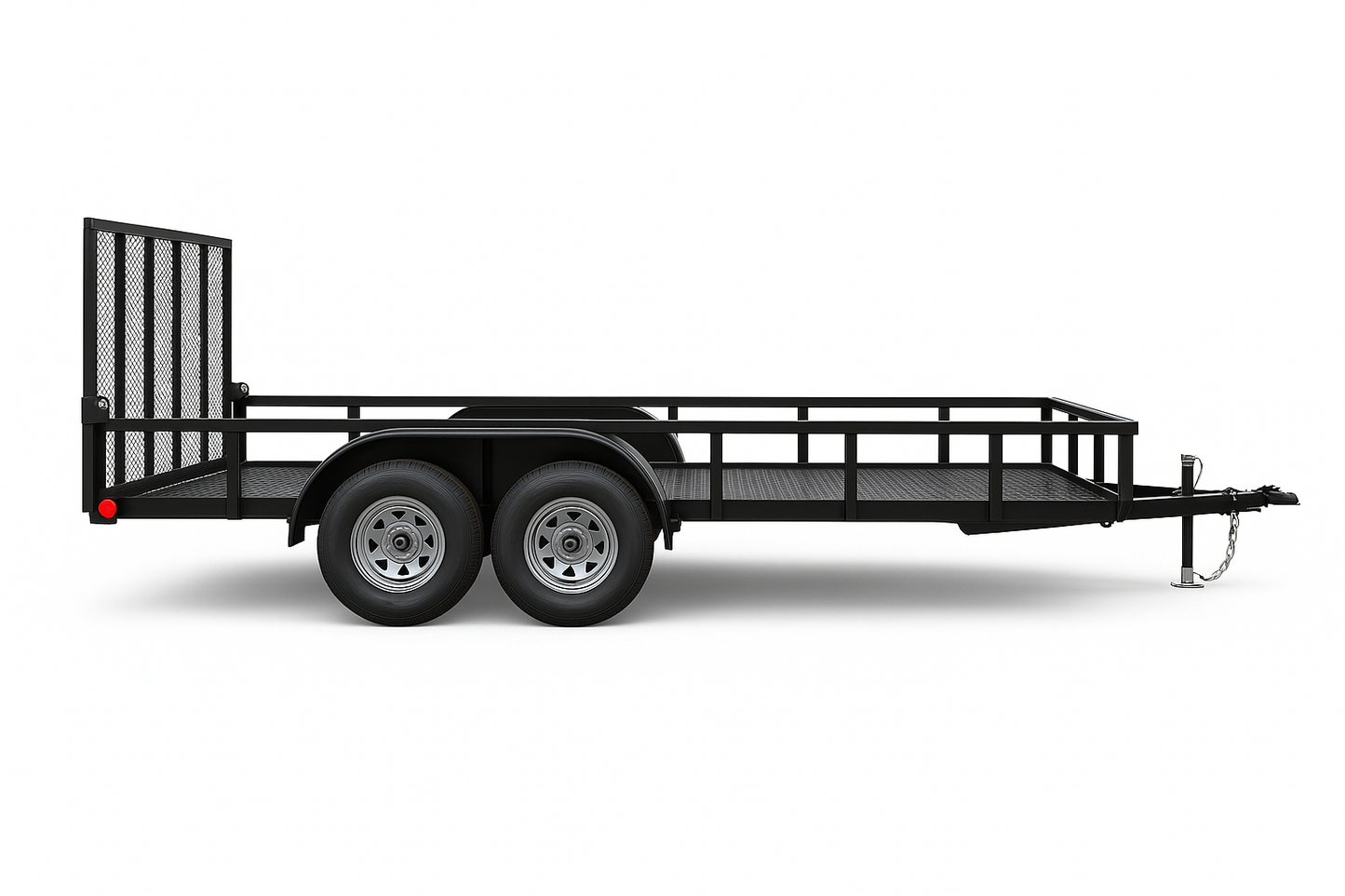 Carro de arrastre con Rampa abatible para 2.000 kg
