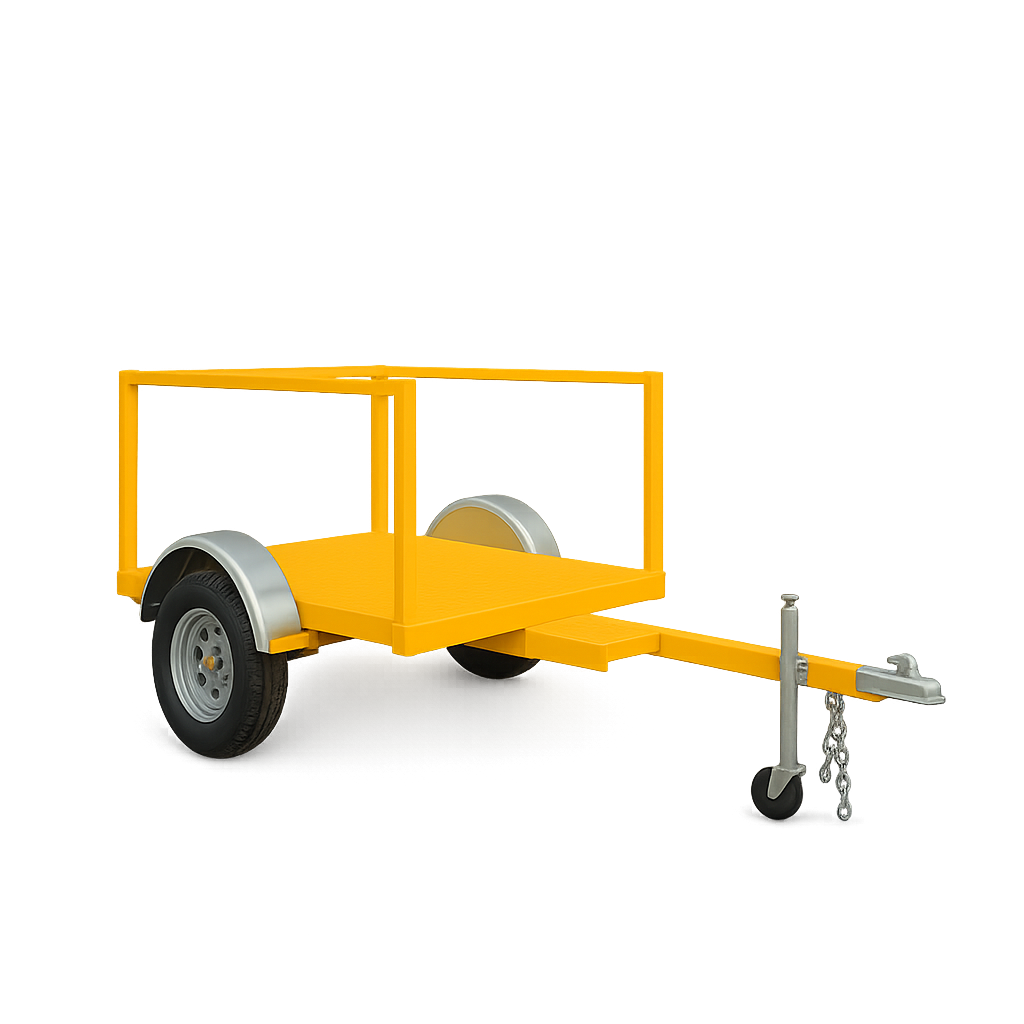 Carro Plano para Baño Químico 120x120cm