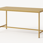 Mesa de Comedor Metálica dorada