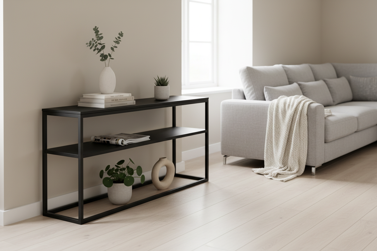 Consola metálica para Sofá 180cm Loft