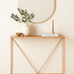 Consola Metálica Estilo Loft – Mesa de Arrimo Minimalista de Acero Personalizable
