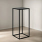 Plinto metalico Negro York - Mesa para Escultura LOFT1033
