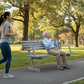 Banca Escaño Metálica Baires – Banca de Parque Clásica para Jardín y Espacios Públicos