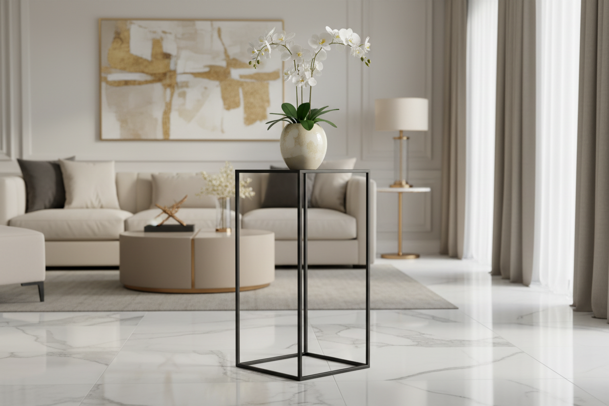 Pedestal Decorativo Industrial York Loft