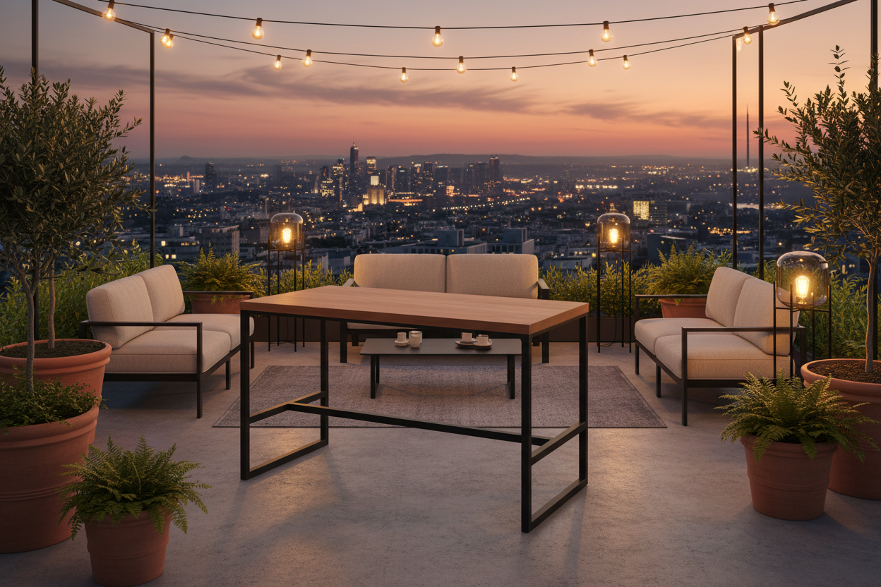 Mesa bar y terraza Philippe 18795 - Lenga