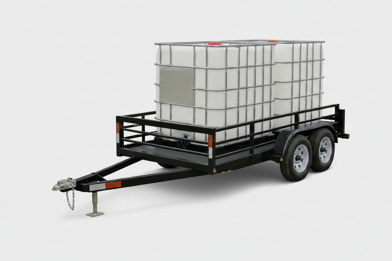 Carro de Arrastre para IBC de Agua 1.000 Litros (2.500 kg)