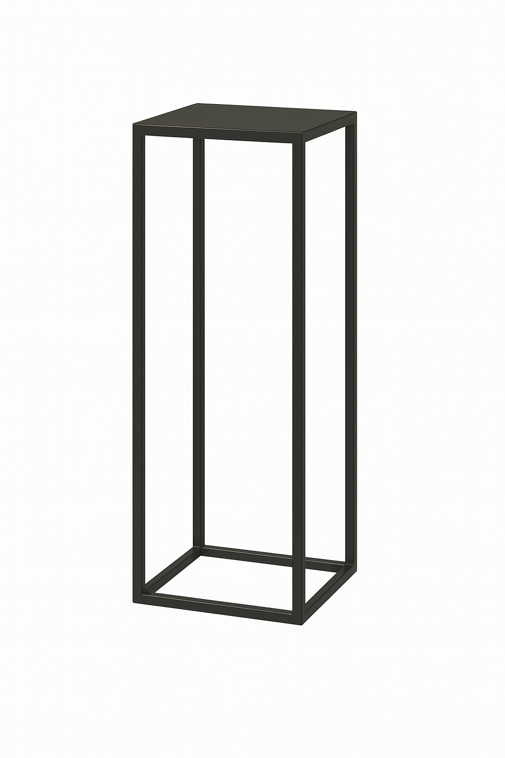 Pedestal exhibidor o Plinto metalico Negro York - LOFT1033