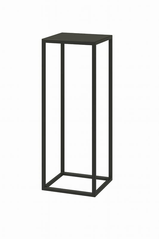 Pedestal exhibidor o Plinto metalico Negro York - LOFT1033