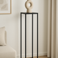 Pedestal exhibidor o Plinto metalico Negro York - LOFT1033