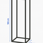 Pedestal exhibidor o Plinto metalico Negro York - LOFT1033