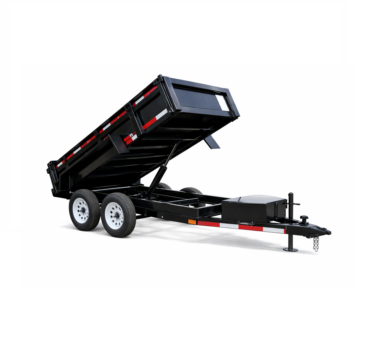 Carro de Arrastre Tipo Tolva / Volteo 2.500 kg – Caja Basculante 2 × 1 m