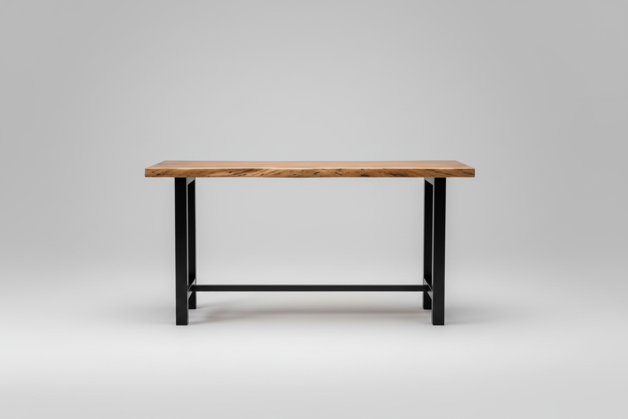 Mesa alta de bar madera rústica Tenquehuén