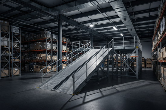 Rampas, plataformas y estructuras industriales