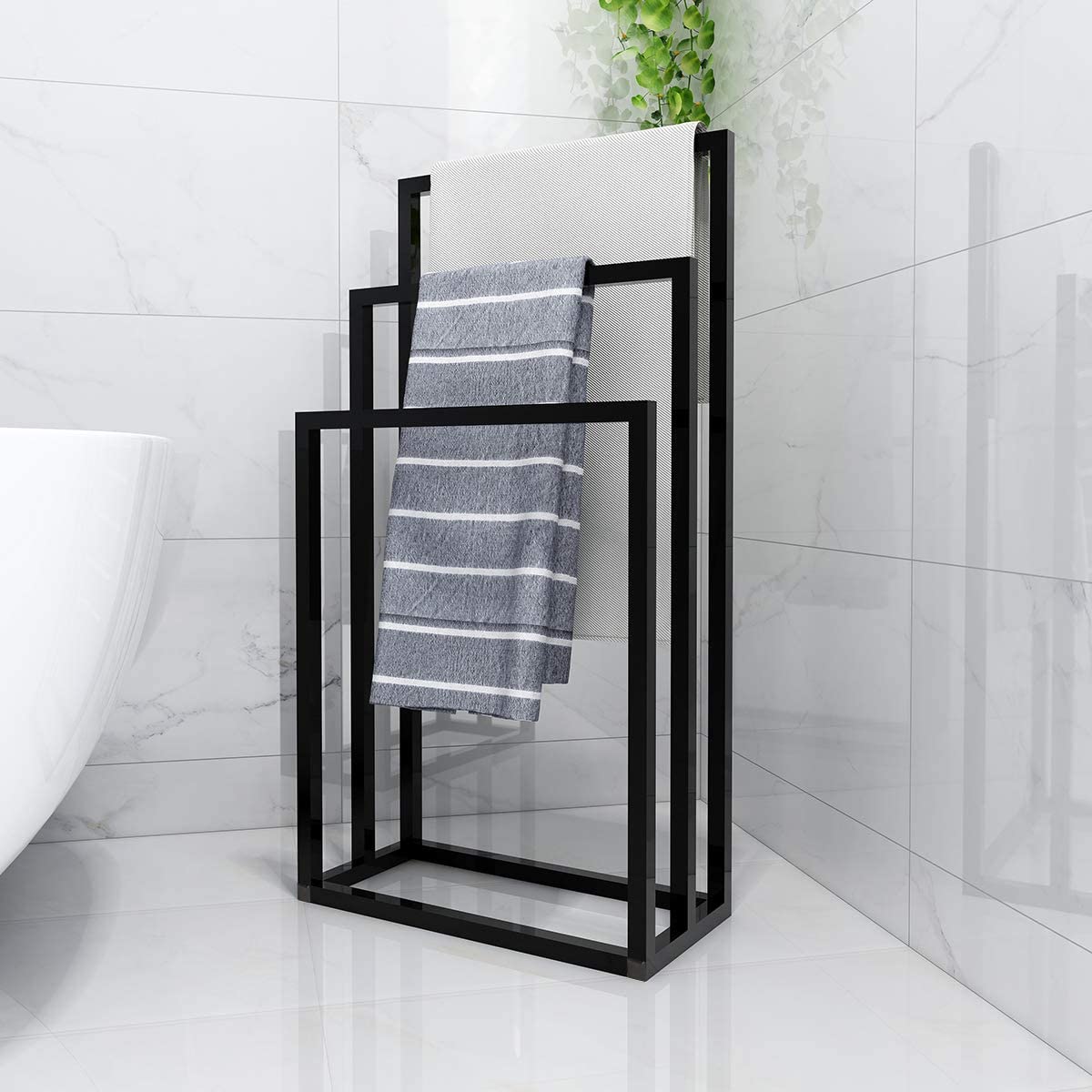 Colgador toallas minimalista MT163 mueble fabricado por Mingenio.cl